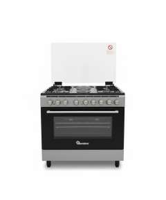 Ramtons RC/596 4Gas + 2 Electric 90X60 Silver Cooker