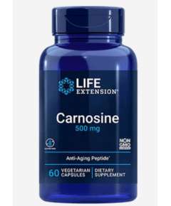 Life Extension  500mg Carnosine 60 Capsules Supplement