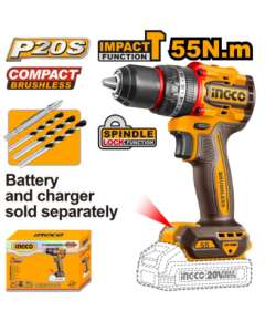 Ingco CIDLI205581 55NM Compact Brushless Drill