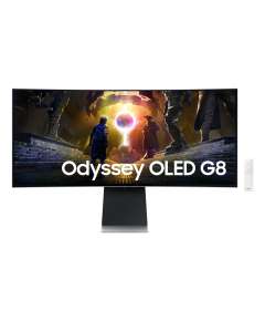 Samsung G85SD 34 Inch UWQHD OLED Curved Smart Gaming Monitor