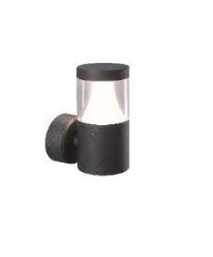 Illumatt ILM1382LF LED 9W IP65 3000K Black Wall Light