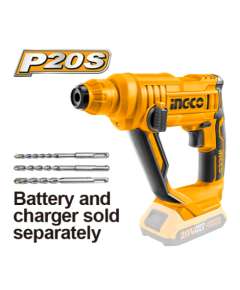 Ingco CRHLI1601 20V LI-ION Cordless Rotary Hammer