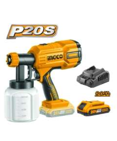 Ingco CSGLI20406 20V Cordless LI-ION Spray Gun