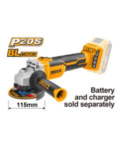 Ingco CAGLI1152 20V Cordless LI-ION Angle Grinder