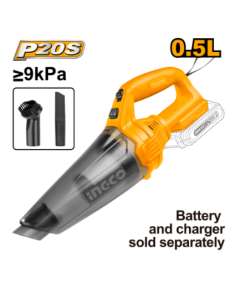 Ingco CVLI201261TM 20V LI-ION Cordless Vacuum Cleaner