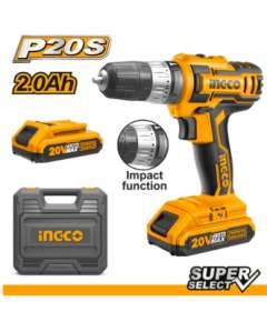 Ingco CIDLI200215 20V 45Nm LI-ION Cordless Impact Drill