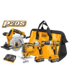 Ingco CKLI2010 20V Cordless LI-ION Combo Kit