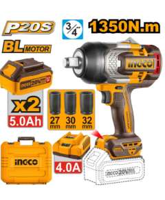 Ingco CIWLI20135 20V Cordless Impact Wrench