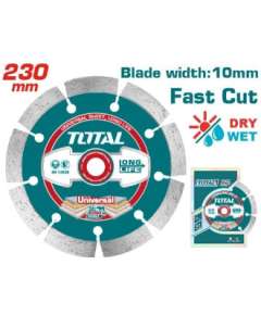 Total TAC2112303 230 9″X22mm Dry diamond disc