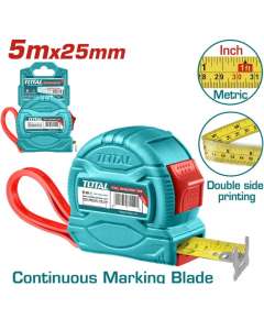 Total TMT34525 5mx25mm Steel measuring tape