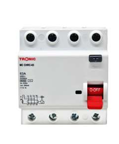 Tronic MC CHRC-63-04-300 4 Pole Electromagnetic Residual Current Circuit Breaker