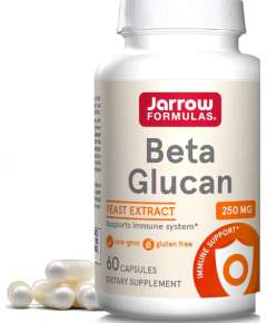 Jarrow Beta Glucan 250mg 60 Capsules Supplement