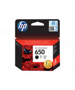 HP 650 Black Original Ink Advantage Cartridge