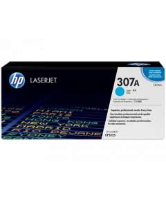 HP CE741A 307A Cyan LaserJet Toner Cartridge