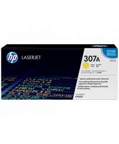 HP CE742A 307A Yellow LaserJet Toner Cartridge