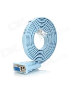 RJ45 to serial 9 pin console cable