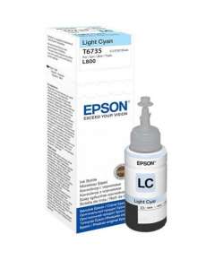 Epson T6735 Light Cyan ink bottle