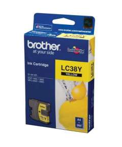 Brother LC38Y Yellow Ink Cartridge