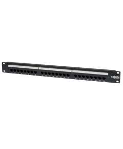 Tripp Lite N252-024-V 24-Port 1U Rack-Mount Cat6/Cat5 110 Patch Panel