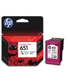 HP 651 Tricolor Original Ink Advantage Cartridge