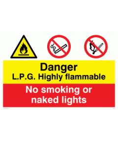 LPG Safety Signage