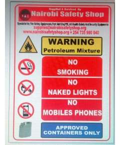 Pump Island Safety Signage