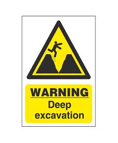 Deep Excavation Signage