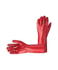 Red Pvc Gloves