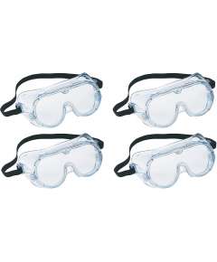 Chemical splash 4 vent goggles