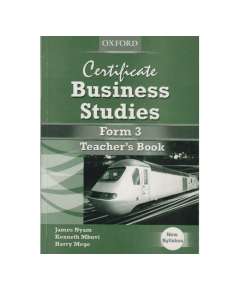 Oxford Certificate Business Studies Form 3 Teacher's Copy