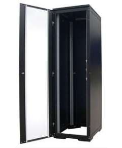 Bolein BLFS-6642GS 42U 600mm x 600mm Free Standing Cabinet with 2 Shelves, 2 Fan, 6 Way PDU, Front Glass Door and Back Steel Door