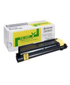 Kyocera TK-590Y Yellow Toner Cartridge