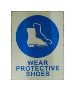 Wear Protective Shoes Sign