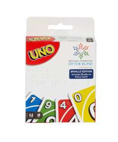 Uno Braille Edition Card Game