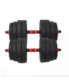 Rubber Coated Adjustable 30 KG Dumbbell Set