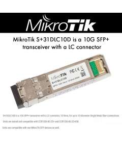 MikroTik Long Range 10km Single-mode SFP Module
