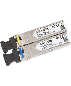 MikroTik 1.25G 2x20km Single Mode SFP  Modules(a pair)