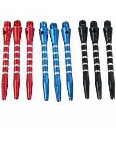 Aluminium Plain Black/Blue/Silver/Red Darts Shaft Set