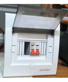 Carl and Gilberts  4  Way Consumer Unit