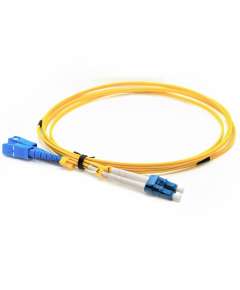 Extralink SC-LC/UPC , 2M Single Mode Duplex  Fiber Patch Cord
