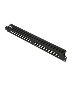 Extralink 1U Cable Manager with Metal Cover