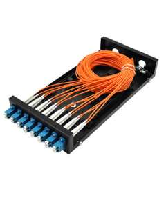 Fiber Tray 8 Port  with LC Duplex Adapters