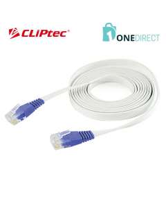 CLiPtec Slim Flat  1.8m CAT5e Patch Cable