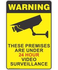 CCTV Camera Surveillance Sign