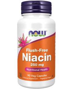 Now Flush Free 250mg 90Capsules Niacin Supplement
