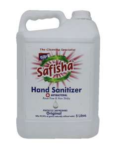 Safisha 5Litres 4Pack Hand Sanitizer Gel