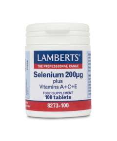 Lamberts 200mcg Selenium 100 Tablets Supplement