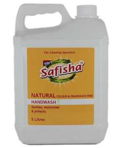 Safisha 5Litre Natural No Colour and Fragrance 4Pack Hand Wash
