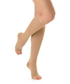 Camellia  Knee Length Class 2 Open Toe Stocking(L)