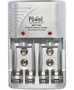 DMK-TC2A9 4 Slots Smart Rechargeable Charger for AA, AAA,9V Batteries